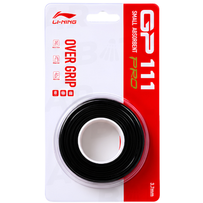 Li-Ning GP111 Pro Overgrip (3 Pack) - Black