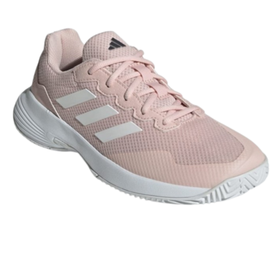 Adidas Women Game Court 2 Tennis Shoes- Semi Flash Aqua/Cloud White/Cobalt Blue