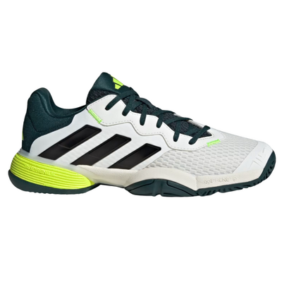 Adidas Kids Barricade Tennis Shoes - Off White/Core Black/Aurora Ivy
