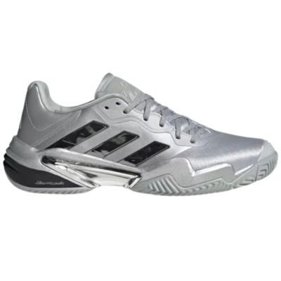 Adidas Mens Barricade 13 Tennis Shoes - Silver