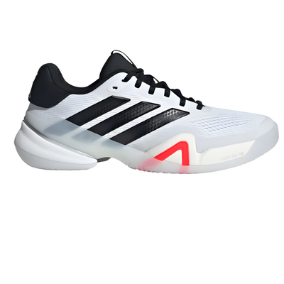 Adidas Mens Barricade 14 Tennis Shoes - Core Black/Zero Metallic/Lucid Red