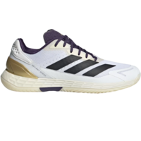 Adidas Mens Defiant Speed 2 Tennis Shoes - White/Plum