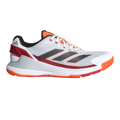 Adidas Crazyquick Light Strike Padel Shoes - Cloud White/Core Black/ Lucid Orange