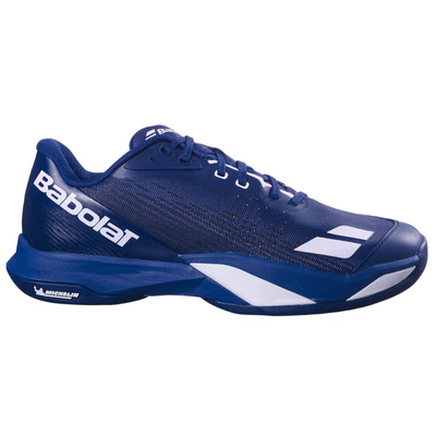 Babolat Mens Jet Mach 4 All Court Tennis Shoes - Dark Blue/White