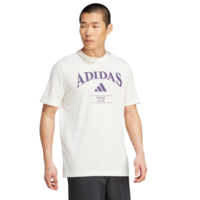 Adidas Mens Heritage Tee - White/Plum
