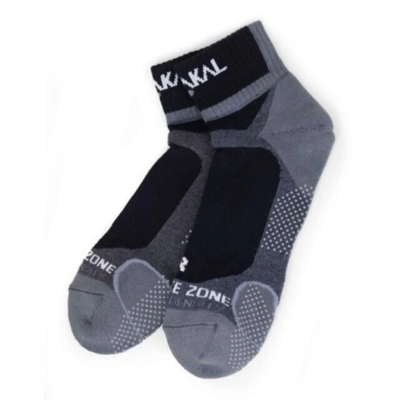 Karakal A4 Ankle Socks - Black/Grey