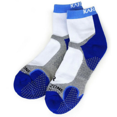 Karakal A4 Ankle Socks - White/ Navy