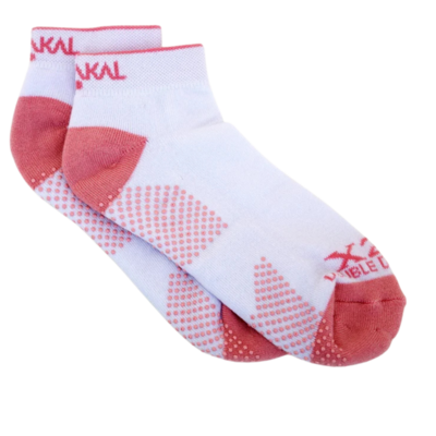 Karakal X2+ Trainer Socks (1Pack)- White/Pink
