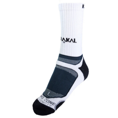 Karakal Mid Calf X4 Socks (1 Pair) - Black/Grey