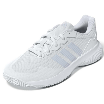 Adidas Womens Gamecourt 2 Tennis Shoes - Cloud White / Crystal Sky / Chalk White