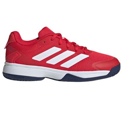 Adidas Ubersonic Kids Tennis Shoes - Pure Ruby/Cloud White/Dark Blue