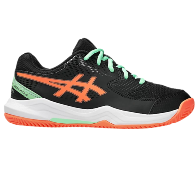 Asics Kids Gel-Dedicate 8 GS Padel Shoes- Black/ Vivid Coral