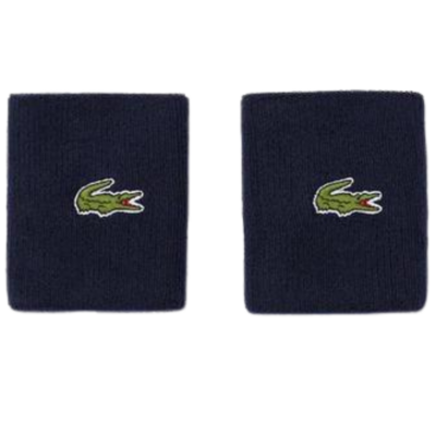Lacoste Stretch Jersey Wristbands - Navy Blue