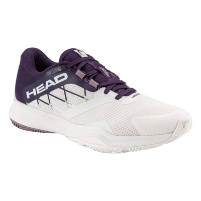 HEAD Womens Motion Team 1.5 Padel Shoes - Chalk White/Purple Night