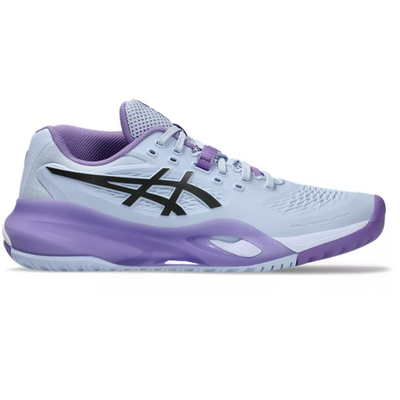 Asics Womens GEL-Resolution X Night Energy Tennis Shoes - Blue Fade/Gunmetal