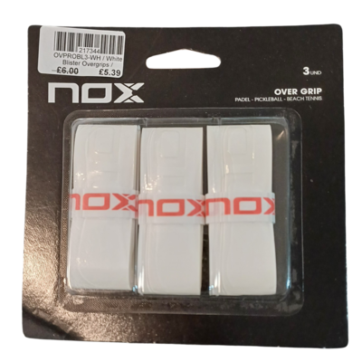 Nox Blister Overgrips - White