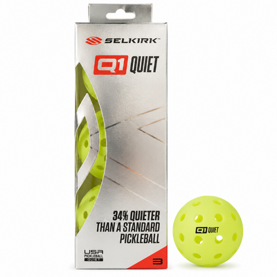 Selkirk Q1 Quiet Pickleball Balls Pack Of 3