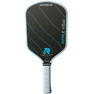 Ronbus Ripple V2 R1 14 mm Pickleball Paddle - Black/Blue