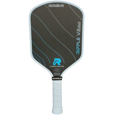 Ronbus Ripple V2 R4 14 mm Pickleball Paddle - Black/Blue