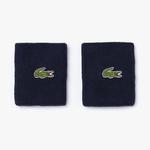 Lacoste Stretch Jersey Wristbands - Navy Blue