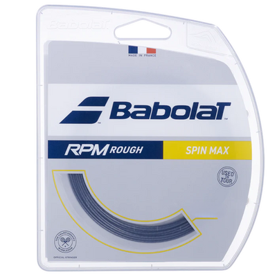 Babolat RPM Rough Tennis String Set - Black Grey