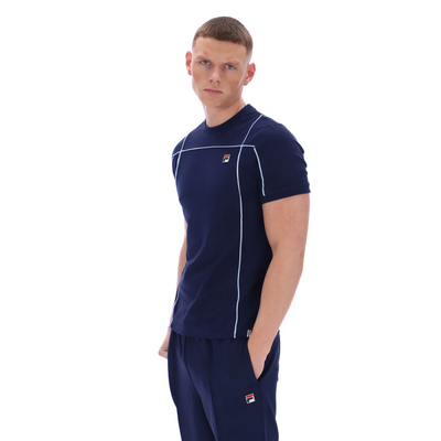 Fila Mens Terri Tee- Fila Navy/ Skyway