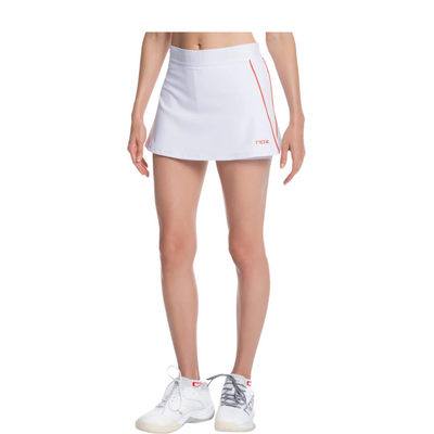 NOX Womens Team Padel Skirt - White