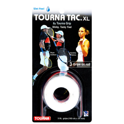 Tourna Tac Overgrips (Pack of 3) - White
