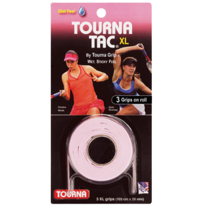 Tourna Tac Overgrips (Pack of 3) - Pink