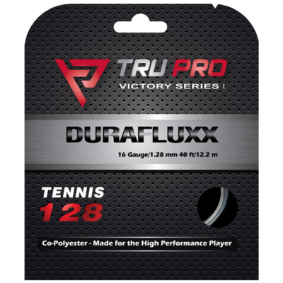 Tru Pro T1 Durafluxx 16 1.28mm Tennis String Set - Grey