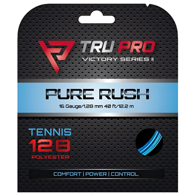Tru Pro Pure Rush 16 1.28mm Tennis String Set - Blue