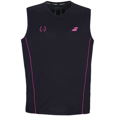 Babolat Mens Muscle Tank Top Juan Lebron - Black