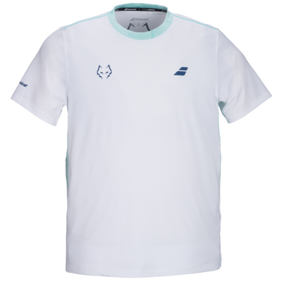 Babolat Mens Juan Lebron Padel Crew Neck Tee - White