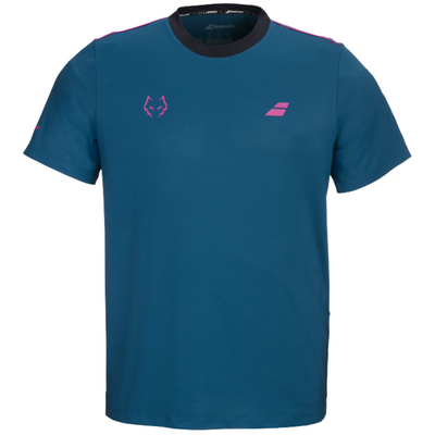 Babolat Mens Juan Lebron Padel Crew Neck Tee - Legion Blue