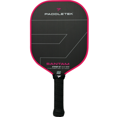 Paddletek Bantam ESQ-C 14.3mm Pickleball Paddle- Pink