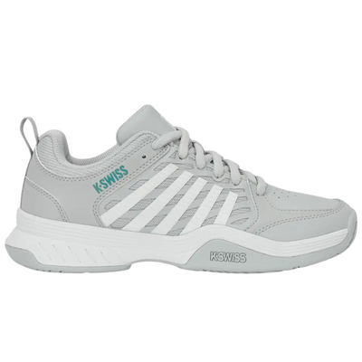 K-Swiss Womens Court Express 2 Tennis Shoes - Glacier Grey/White/Baltic