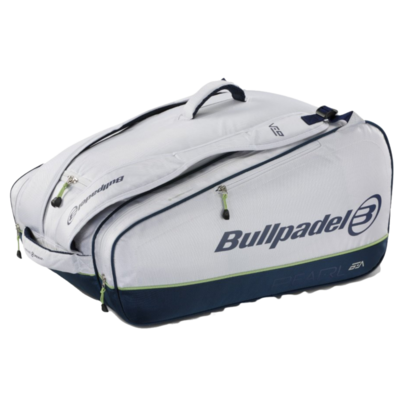 Bullpadel Pearl Racket Bag 25 - White/Navy