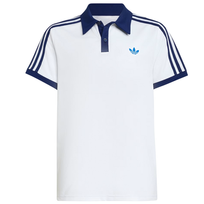 Adidas Boys Classics Polo - White