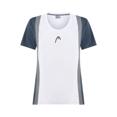 HEAD Womens Club 25 Tech Tee - Navy/White