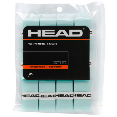 HEAD Prime Tour Overgrips (Pack of 12) - Celeste