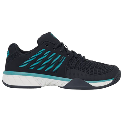 K-Swiss Mens Express Light 3 Tennis Shoes - White/Dazzling Blue/Black