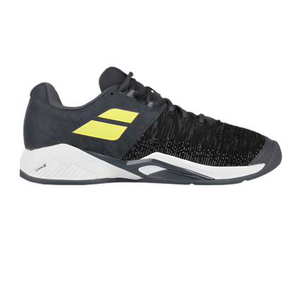 Babolat Mens Propulse Blast Indoor Court Tennis Shoes - Dark Grey/Fluo Yellow