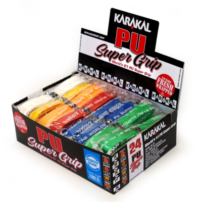 Karakal PU Super Grips (Pack of 24) - Assorted Colours