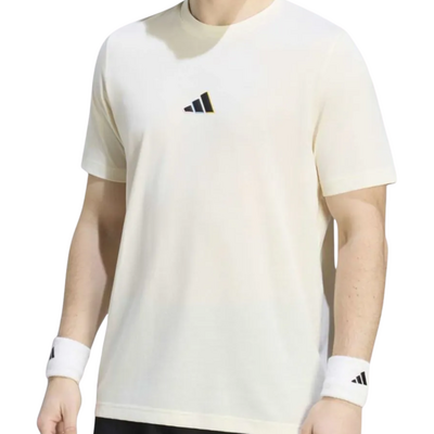 Adidas Mens Tennis US Category Graphic T-Shirt - Cream