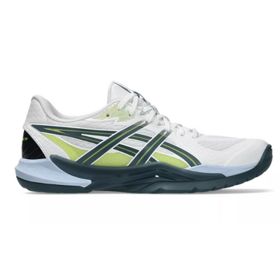Asics Mens PowerBreak FF Indoor Shoes - White/Raw Indigo