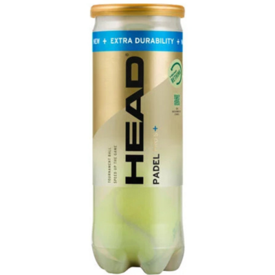 HEAD Padel Pro S Plus Padel Balls (3 Ball Can)