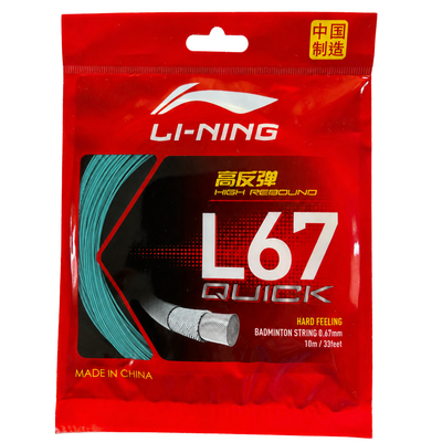 Li-Ning L67 Quick Badminton String Set - Barbados Beach