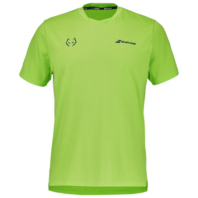 Babolat Mens Juan Lebron Padel Crew Neck Tee - Flash Green