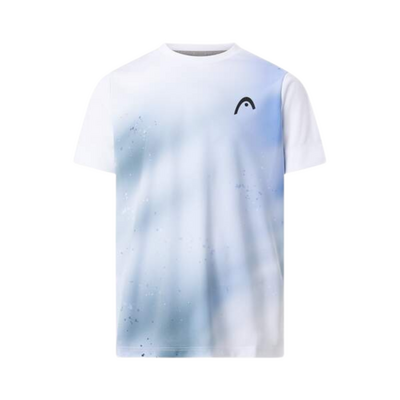 HEAD Boys Topspin T-Shirt - Navy/Print Vision