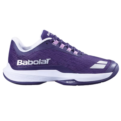 Babolat Womens Jet Tere 2 All Court Tennis Shoes - Dark Purple/Silver